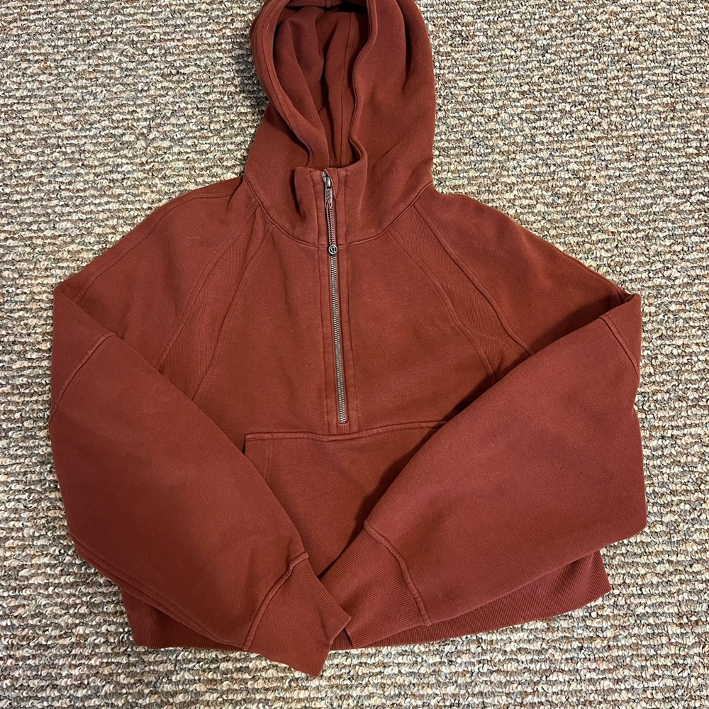 lululemon oversized scuba hoodie half zip - size XS/S